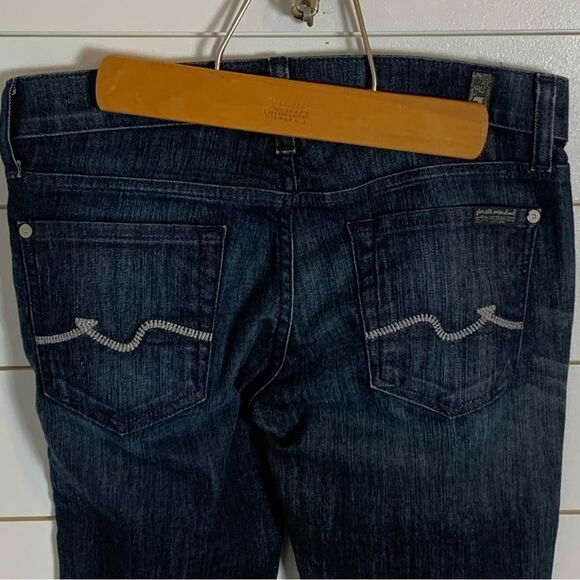 7 Seven for all Mankind Women Jeans Size 25x31" Roxanne Skinny Low Rise Y2K - Picture 4 of 10